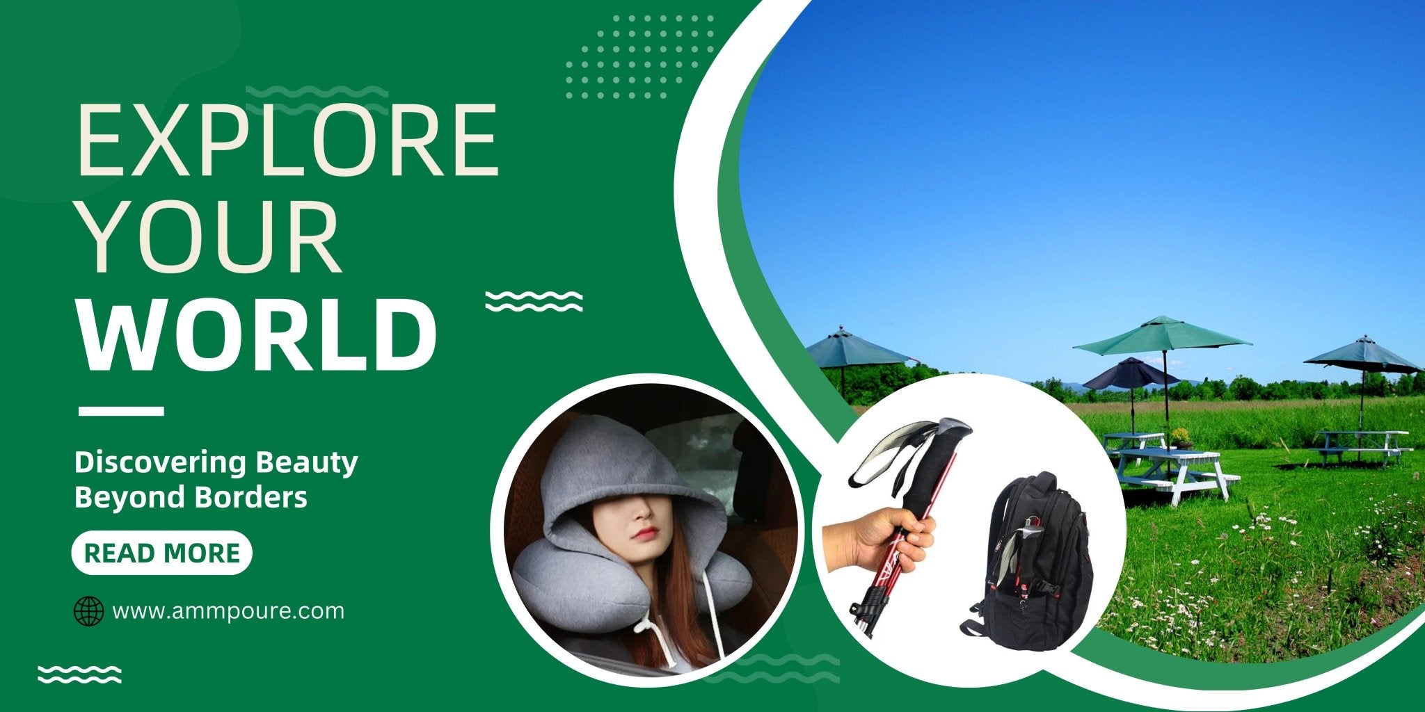 Exploring Versatile Comfort and Support: Trekking Poles and U-Shaped Pillows - Ammpoure