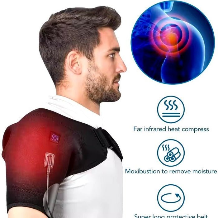 How a Heated Shoulder Brace Can Relieve Frozen Shoulder Pain Quickly in the UK - Ammpoure