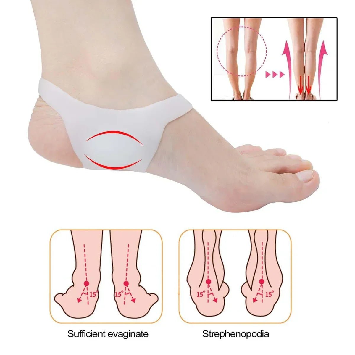 Step Into Alignment – How 2PCS O-Type Foot Correctors Transform Daily Movement - Ammpoure