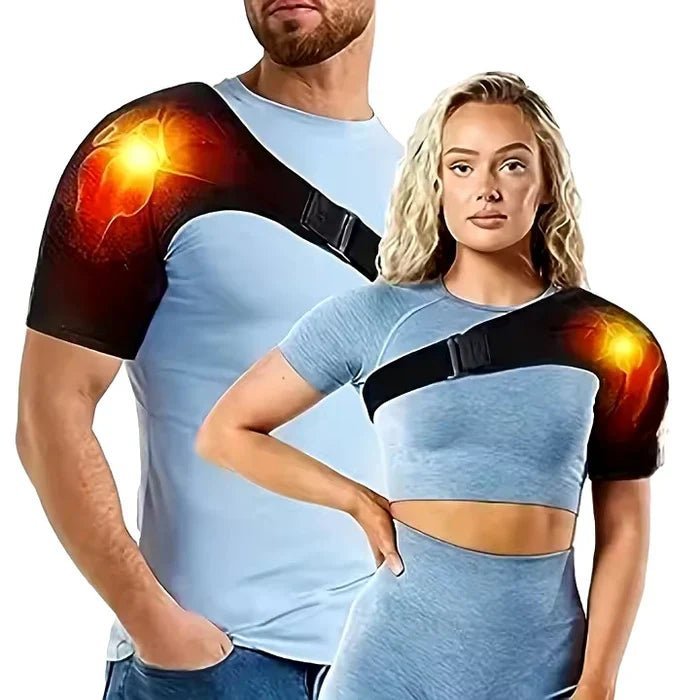 Tired of Shoulder Pain at Work? This Electric Heating Therapy Brace Could Be the Fix. - Ammpoure
