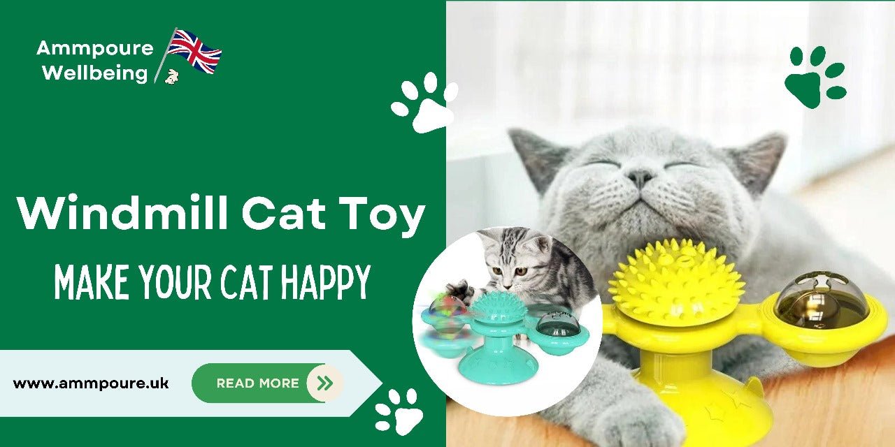 Windmill Cat Toy: The Ultimate Playtime Companion for Your Feline Friend - Ammpoure