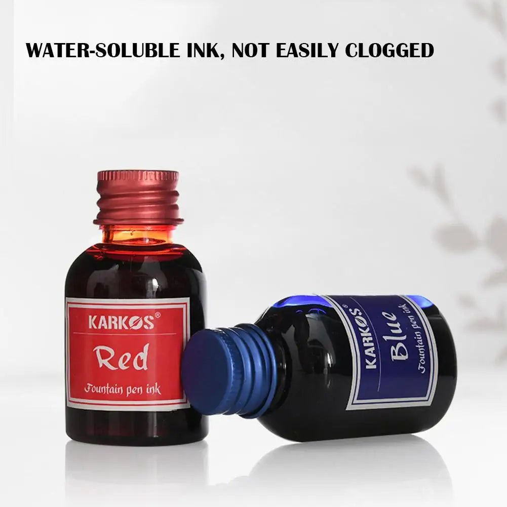 1 Bottle Pure Colorful 30ml Fountain Pen Ink Universal Refill Ink Stationery School Brand New Product Peace And Happiness - Ammpoure Wellbeing