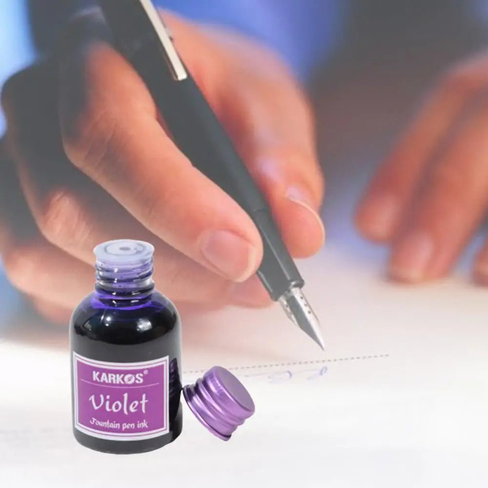 1 Bottle Pure Colorful 30ml Fountain Pen Ink Universal Refill Ink Stationery School Brand New Product Peace And Happiness - Ammpoure Wellbeing