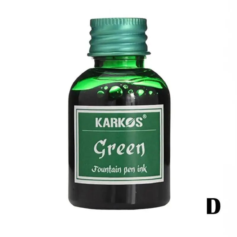 1 Bottle Pure Colorful 30ml Fountain Pen Ink Universal Refill Ink Stationery School Brand New Product Peace And Happiness - Ammpoure Wellbeing