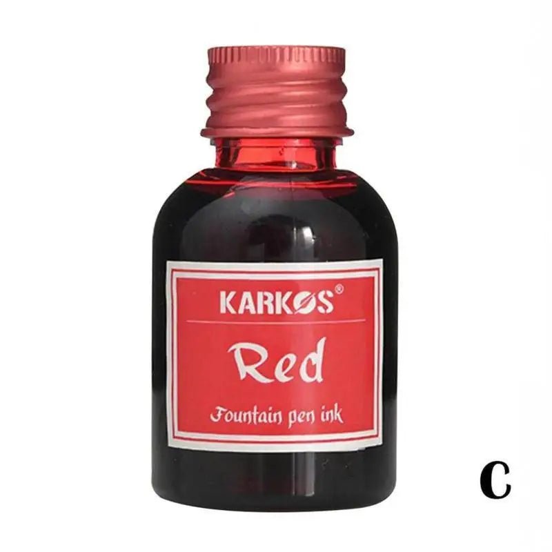 1 Bottle Pure Colorful 30ml Fountain Pen Ink Universal Refill Ink Stationery School Brand New Product Peace And Happiness - Ammpoure Wellbeing