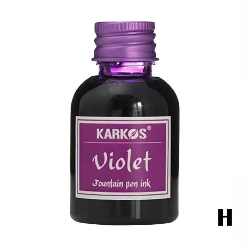 1 Bottle Pure Colorful 30ml Fountain Pen Ink Universal Refill Ink Stationery School Brand New Product Peace And Happiness - Ammpoure Wellbeing