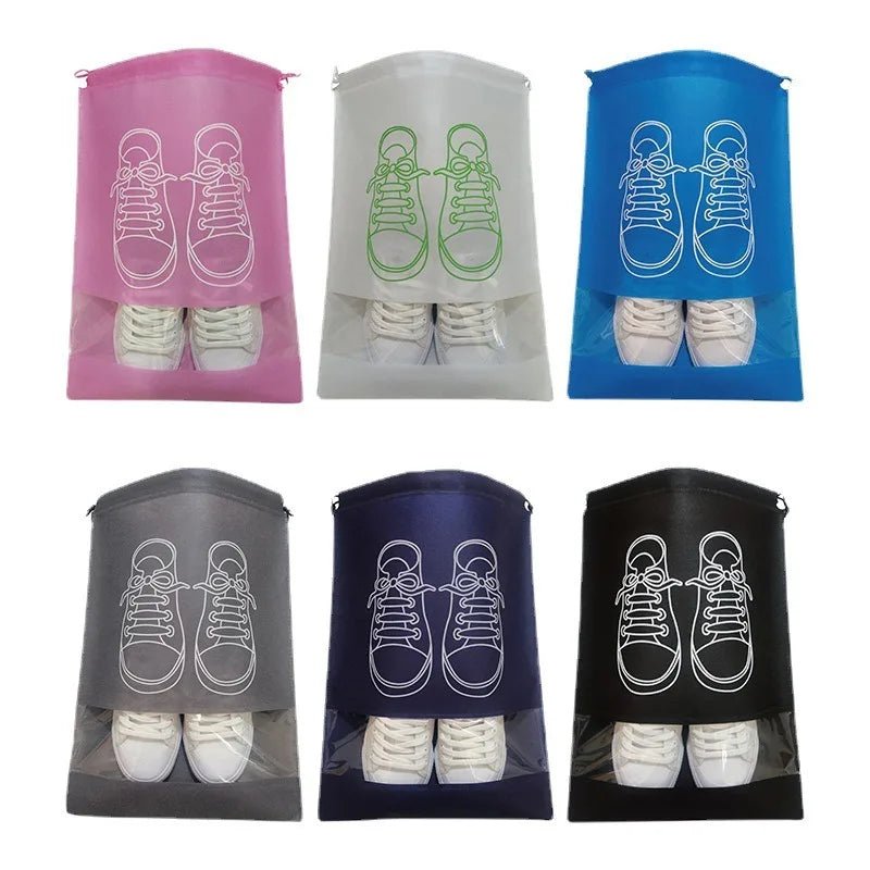 10/5pcs Shoes Storage Bags Closet Organizer Non-woven Travel Portable Bag Waterproof Pocket Clothing Classified Hanging Bag 2025 - Ammpoure