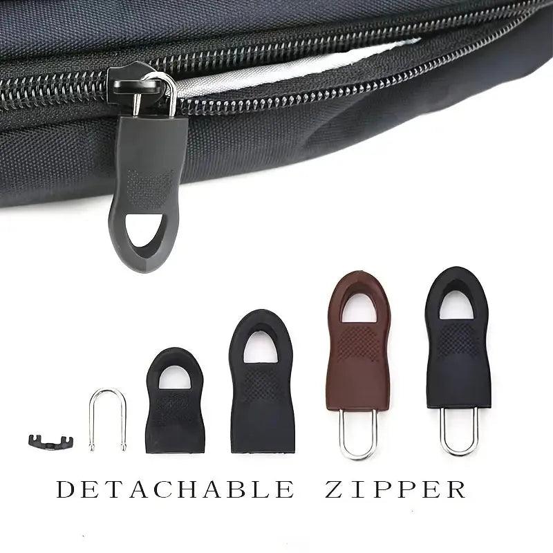 10Pcs Replacement Zipper Pull Puller End Fit Rope Tag Clothing Zip Fixer Broken Buckle Zip Cord Tab Bag Suitcase Backpack Tent - Ammpoure Wellbeing
