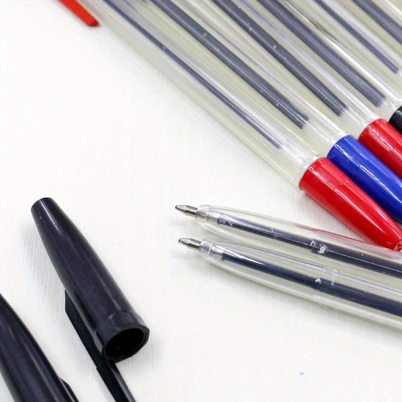12PCS Mix Quick-Dry Gel Pens Canada Removable Cap Medium Tip Smooth Writing Pens for Office & School Use - Ammpoure