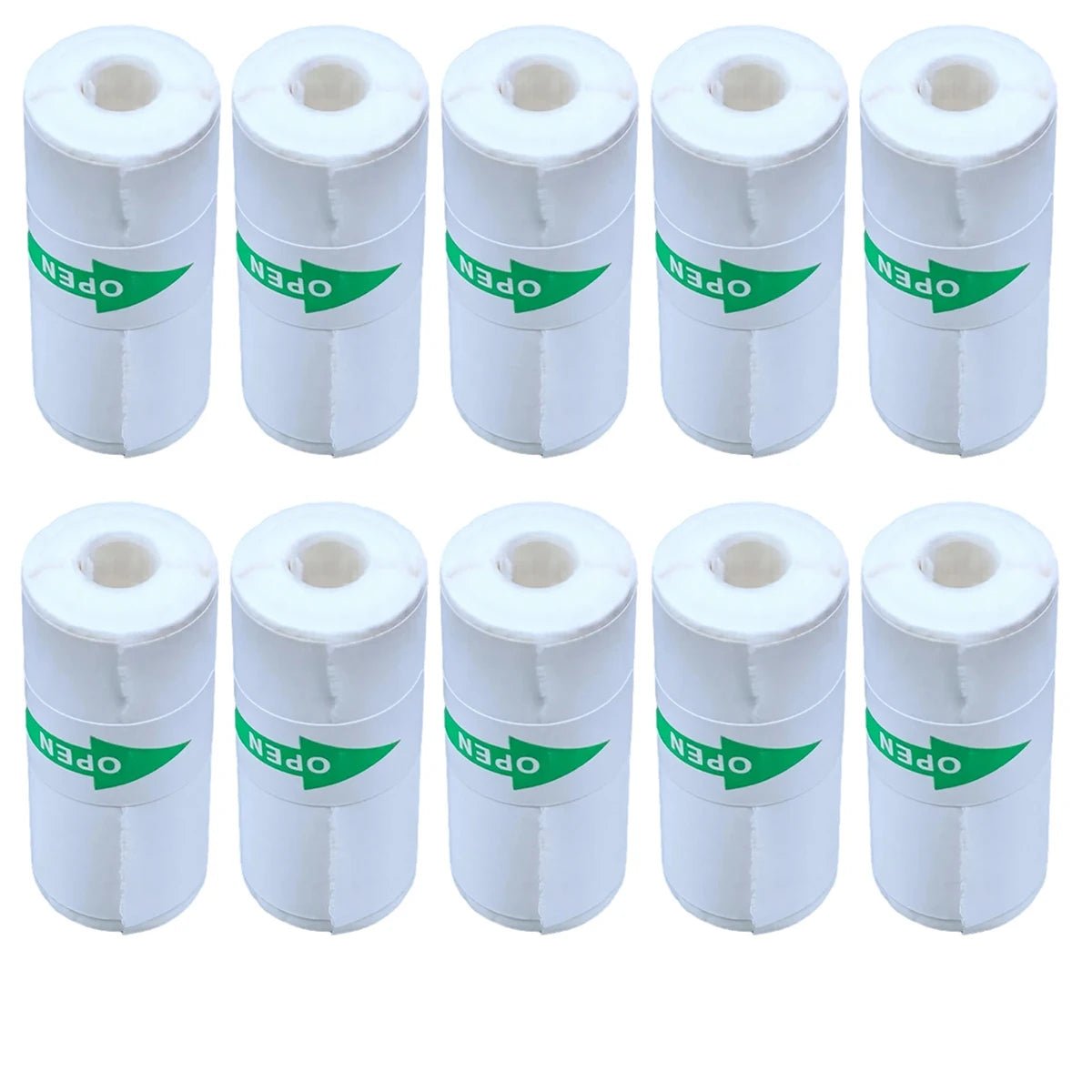 16Rolls Thermal Printer Papers 57x25mm Self - adhesive Thermal Papers HD Color Label Printers for Inkless Mini Portable Printer - Ammpoure Wellbeing