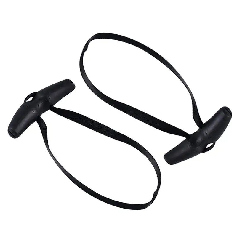 1Pair Pull Up Handles Rubber Grip Heavy Duty Cable Machine Handles Weight - lifting Gym Equipment For Gym Workout〔CC33〕 - Ammpoure