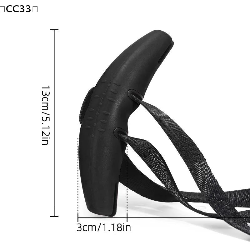 1Pair Pull Up Handles Rubber Grip Heavy Duty Cable Machine Handles Weight - lifting Gym Equipment For Gym Workout〔CC33〕 - Ammpoure
