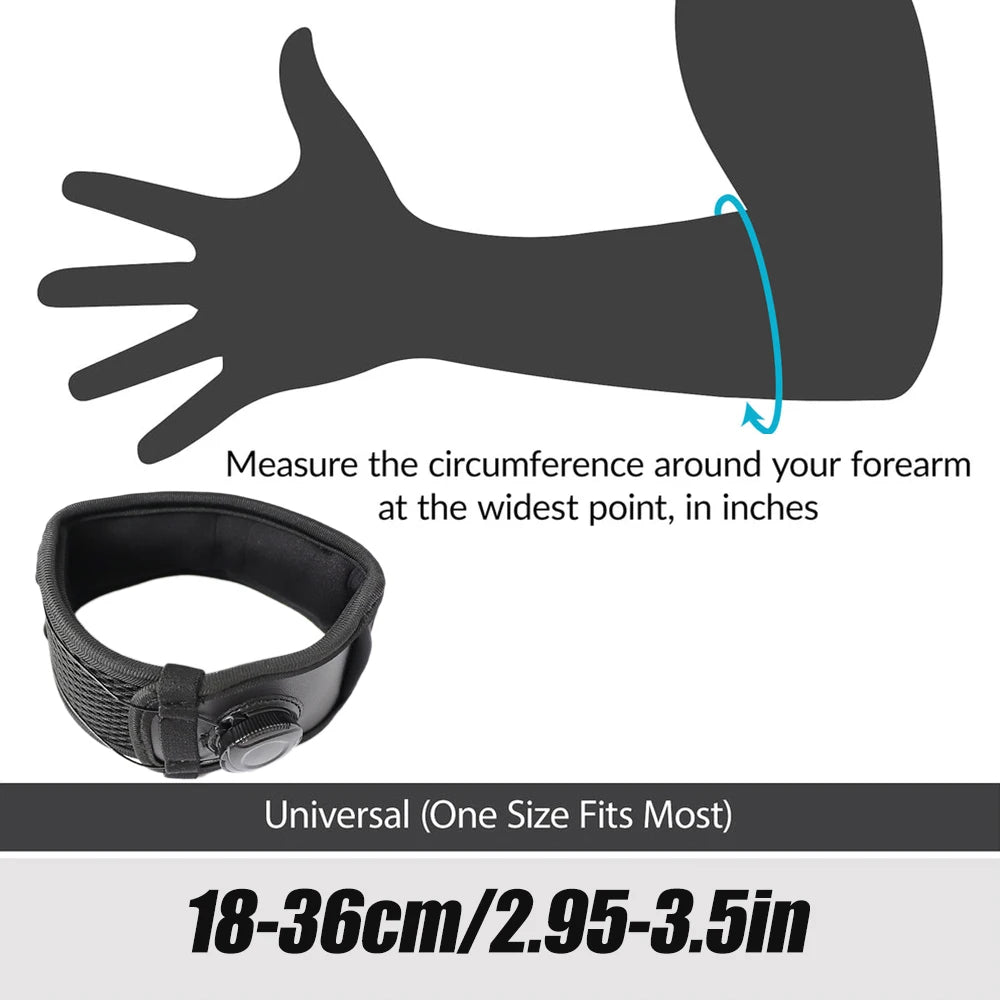 1PC Adjustable Knob Tennis Elbow Brace Strap for Tendonitis Elbow Relief for Men Women,Elbow Brace, Arm Forearm Brace Bands - Ammpoure