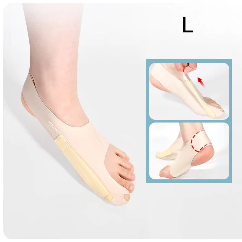 1PC Big Toe Bunion Corrector Adjustable Orthopedic Socks Toes Separator Pain Relief Hallux Valgus Feet Protector Foot Care Tools - Ammpoure Wellbeing