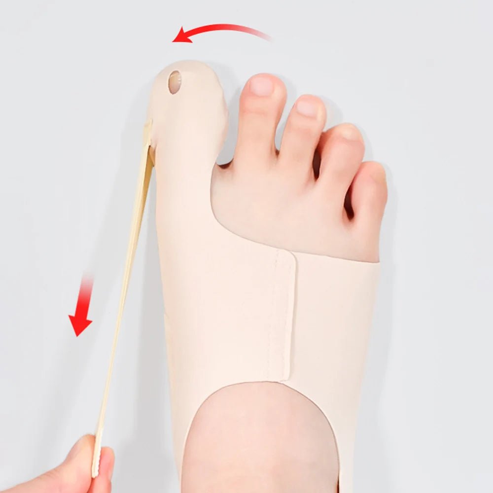 1PC Big Toe Bunion Corrector Adjustable Orthopedic Socks Toes Separator Pain Relief Hallux Valgus Feet Protector Foot Care Tools - Ammpoure Wellbeing