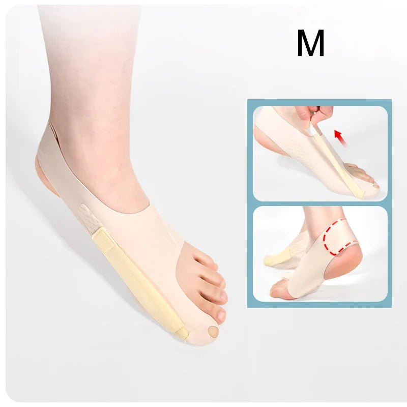 1PC Big Toe Bunion Corrector Adjustable Orthopedic Socks Toes Separator Pain Relief Hallux Valgus Feet Protector Foot Care Tools - Ammpoure Wellbeing