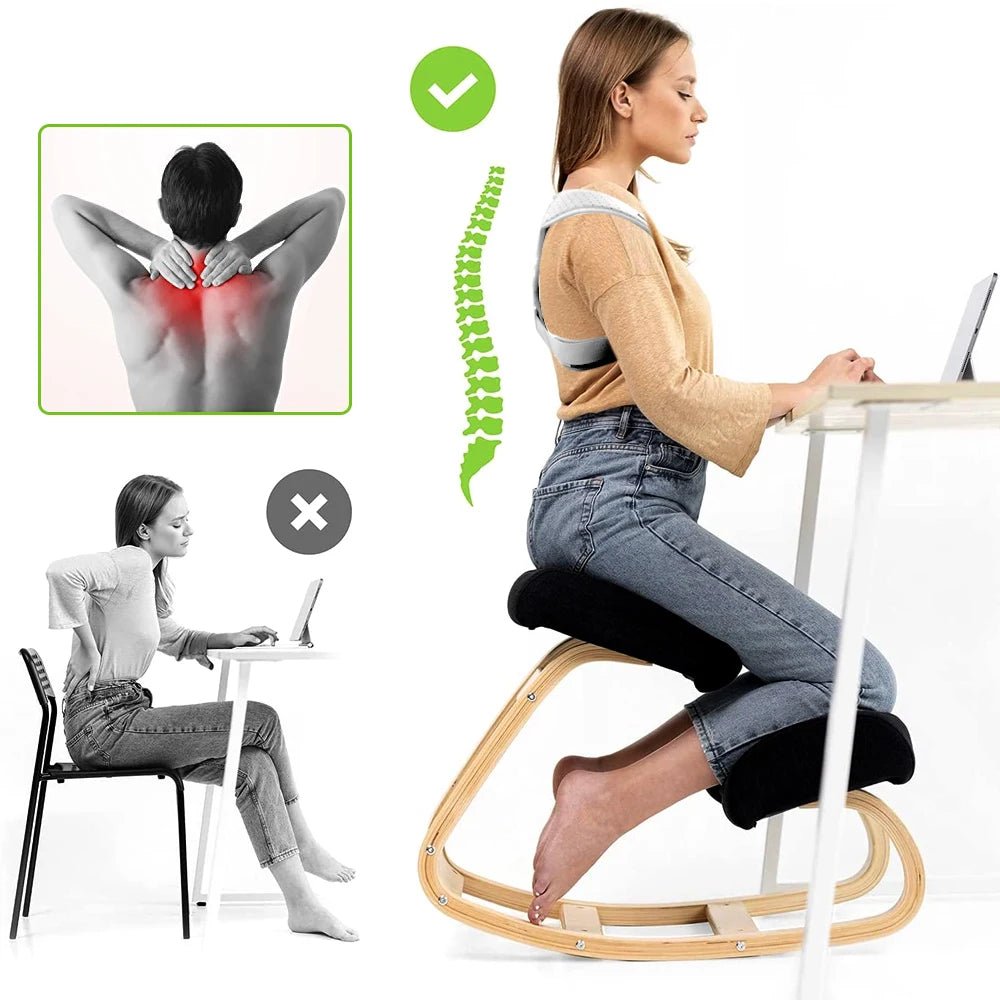 1pc Posture Corrector for Men and Women, Upper Back Brace for Clavicle Support, Adjustable Back Straightener and Providing Pain - Ammpoure