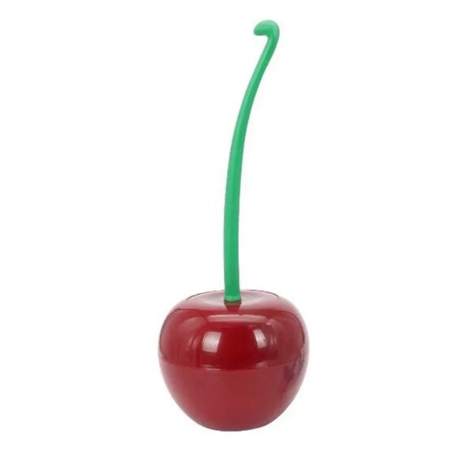 1pc Red Toilet Brush Creative Lovely Cherry Shape Lavatory Toilet Brush Holder Set Toilet Holder Bathroom Accessories - Ammpoure