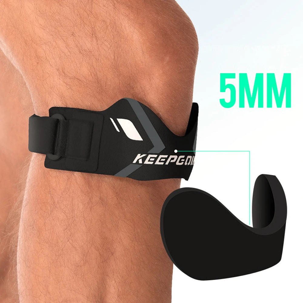 1PCS Patella Knee Strap Band for Knee Pain Knee Support Patella Stabilizer Braces Tendon Ergonomic Pad - Ammpoure