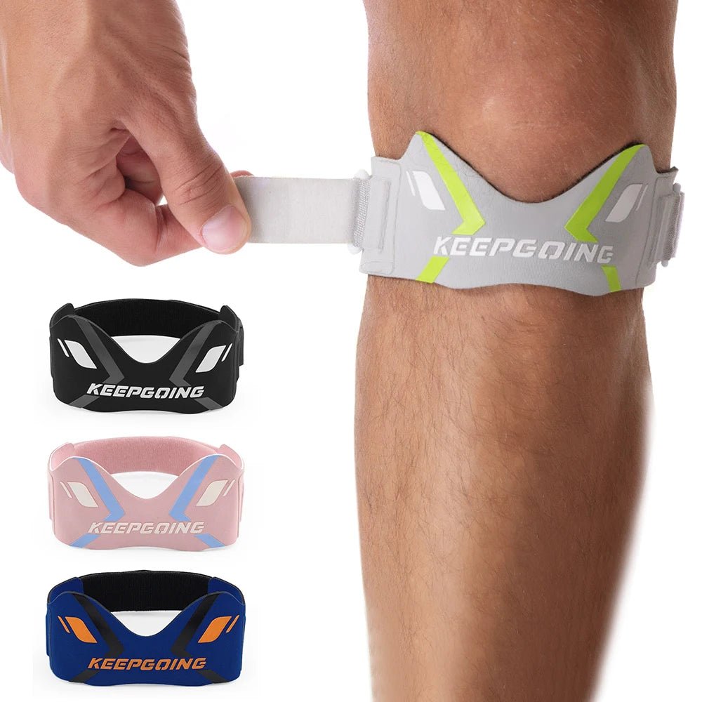 1PCS Patella Knee Strap Band for Knee Pain Knee Support Patella Stabilizer Braces Tendon Ergonomic Pad - Ammpoure