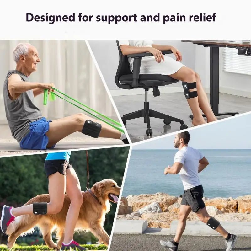 1PCS Sciatica Pain Relief Devices Adjustable Brace Sciatic Nerve Brace Dual Pressure Pads Targeted Compression - Ammpoure