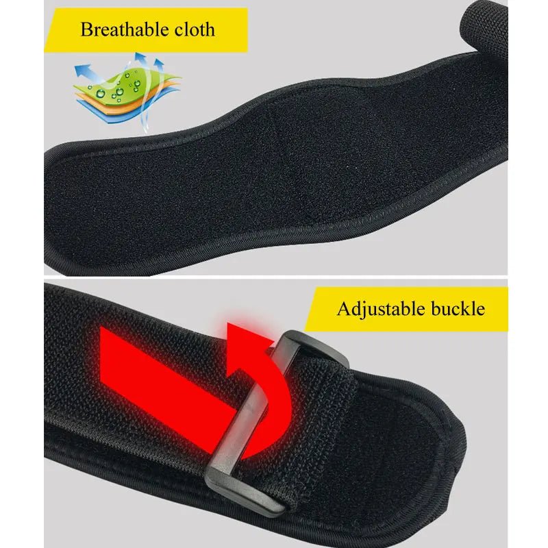 1Pcs Tennis Elbow Brace for Tendonitis - with Compression Pad Tennis & Golfer's Elbow Strap Band - Relieves Forearm Pain - Ammpoure