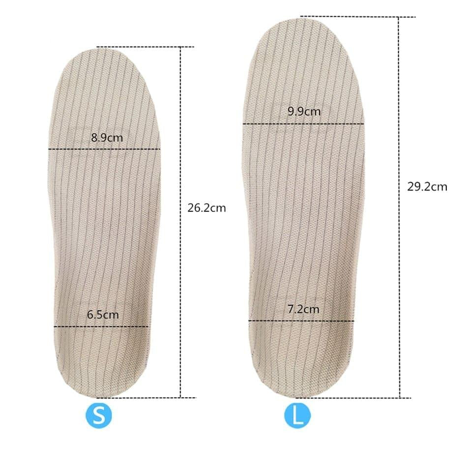 2 pieces Premium Orthotic Gel Insoles UK Orthopedic Flat Foot Health Sole Pad For Shoes Insert Arch Support Pad For Plantar fasciitis Unisex - Ammpoure Wellbeing