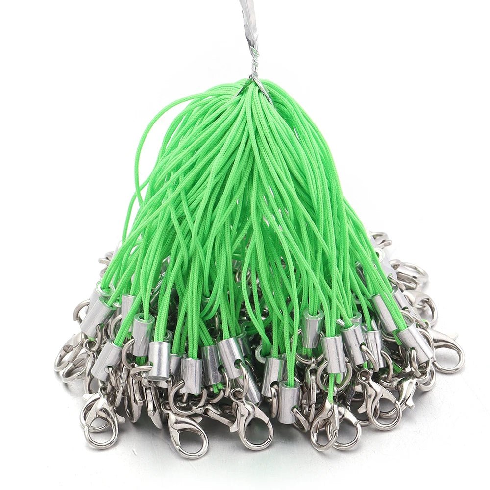 20/100PCS Lobster Clasp Lanyard Straps Canada Polyester Cord Mobile Phone Lanyard Key Chain Cords Charms Keyring DIY Jewelry Making Accessories - Ammpoure