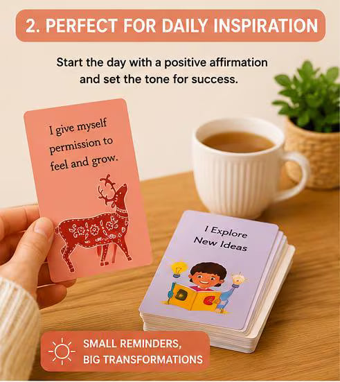 Zen Horizon Affirmation Cards, Mindful Grounding, Anxiety Relief, Spiritual Journal Inserts (PDF)