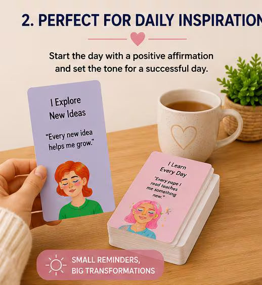 Empowered Soul Affirmation Cards, Self-Worth Confidence Ritual Template (PDF)