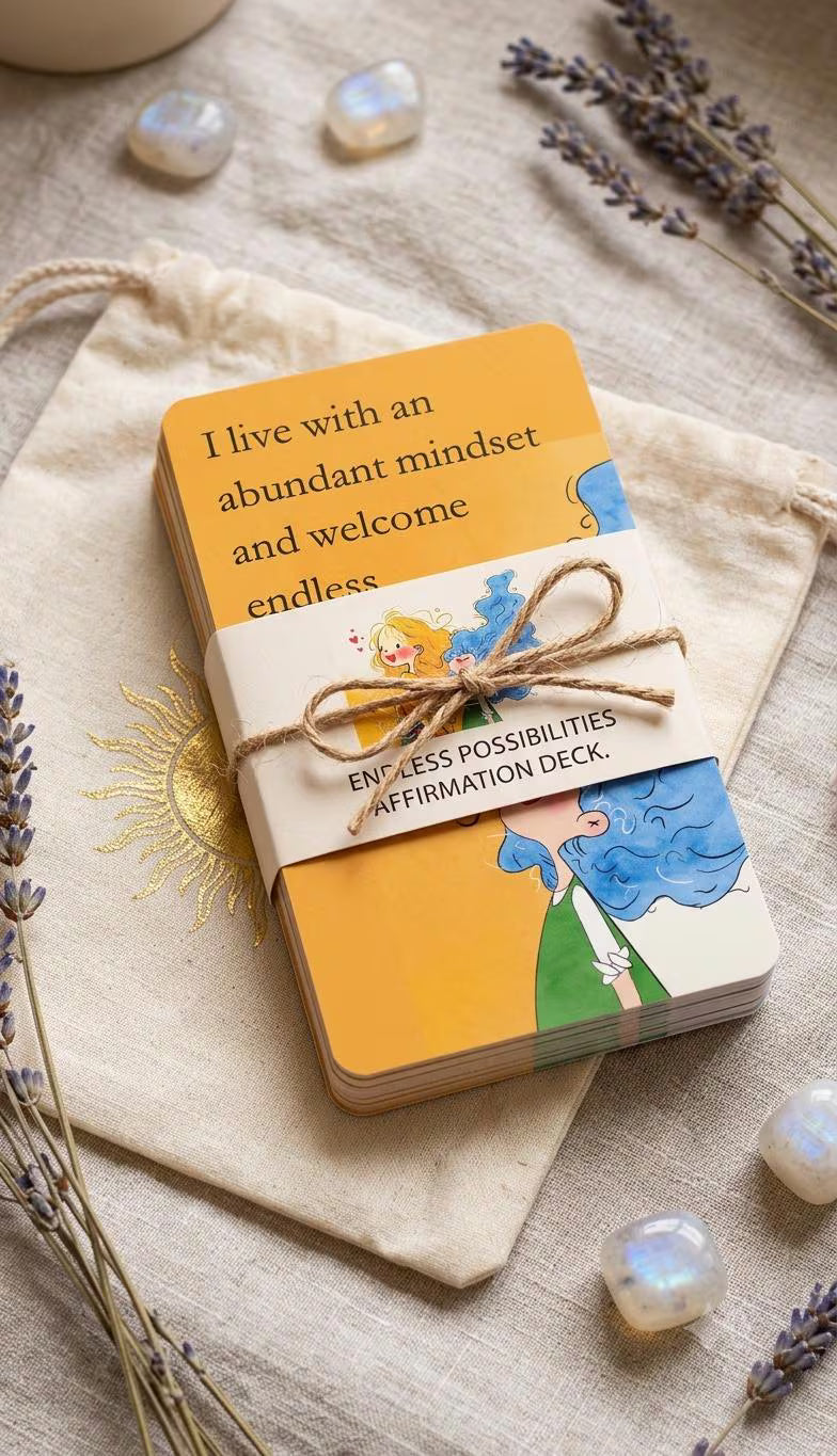 Abundant Vision Horizon Cards, Limitless Potential, Prosperity Mindset (PDF)