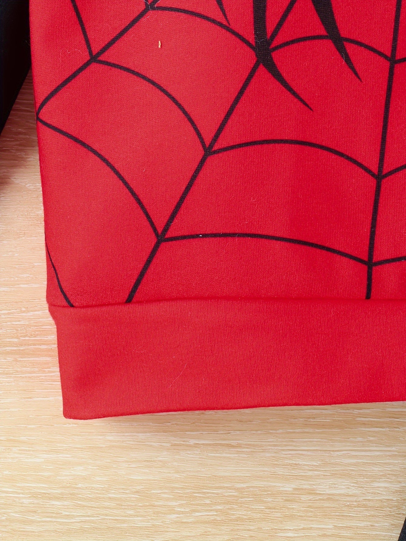 2pcs Boy's cartoon Spider Print Hooded Thin Outfit, Web Pattern Thin Hoodie & Pants Set, Kid's Clothes For Spring fall, As Gift - Ammpoure Wellbeing