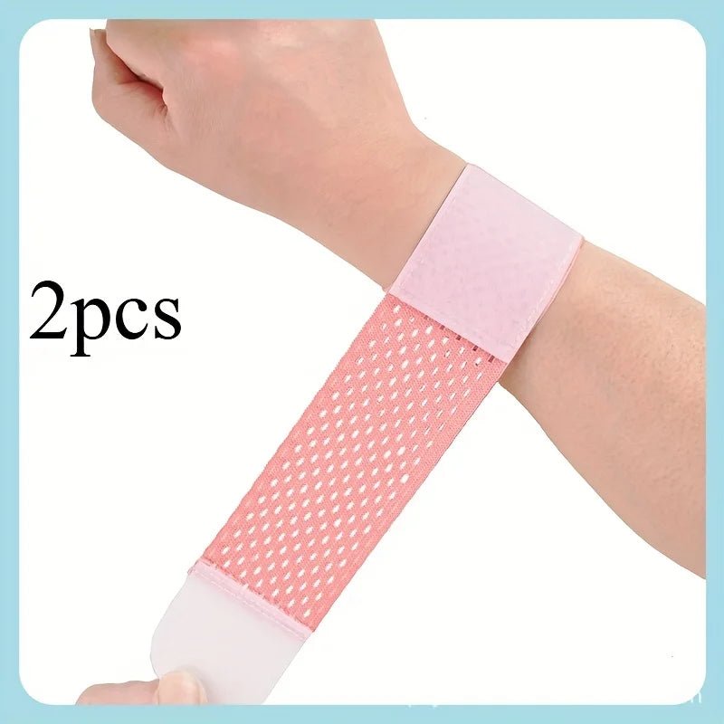 2pcs Wrist Support Straps, Ultra-Thin Compression Support Straps, Soft, High Elasticity, Adjustable Comfort, Suitable for Women - Ammpoure