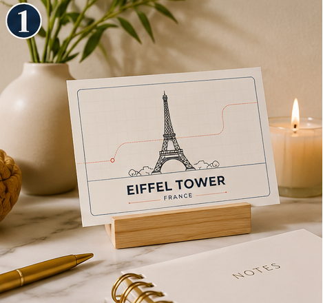 World Landmark Cards
