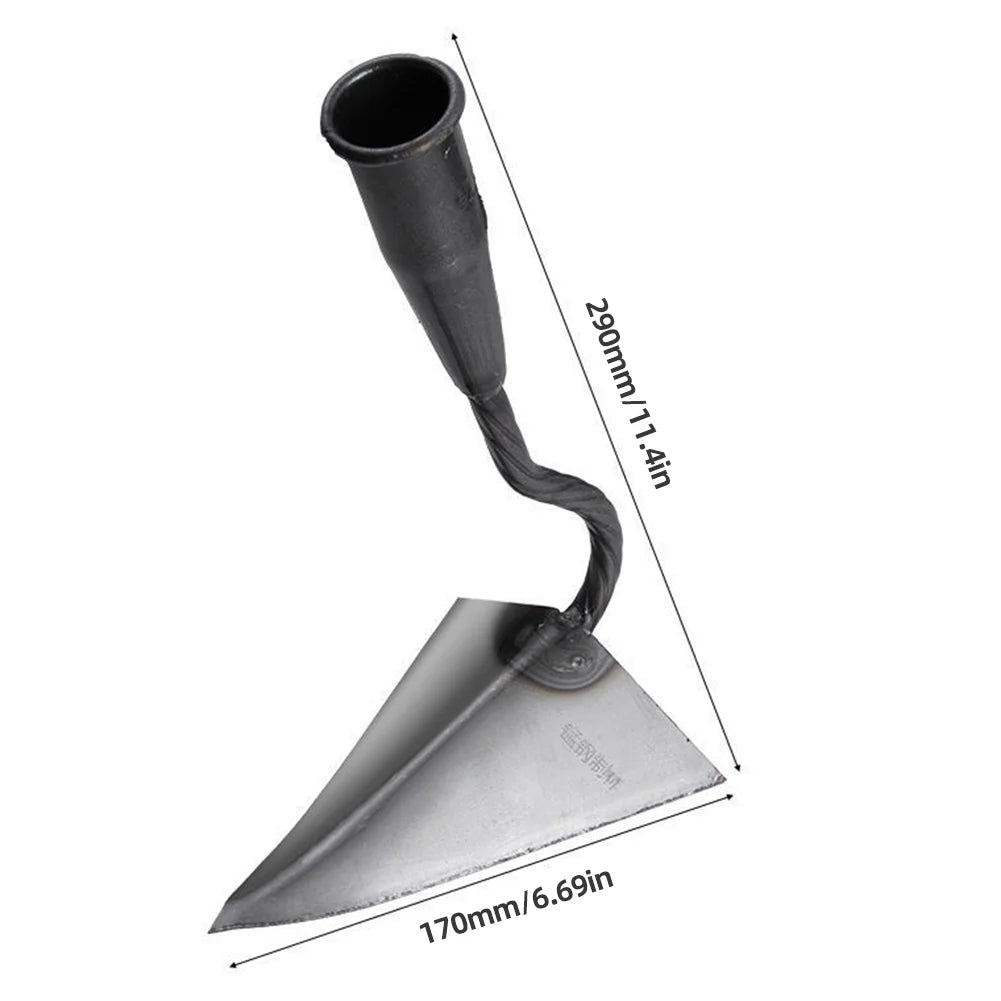 30cm Metal Weed Cleaning Shovel Stainless Steel Cleaning Shovel for Moss Multifunctional Outdoor Garden Shovel Farm Weeding Tool - Ammpoure
