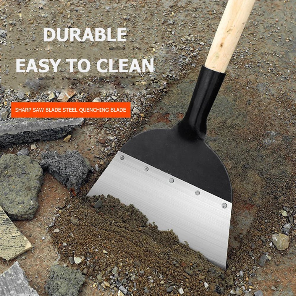 30cm Metal Weed Cleaning Shovel Stainless Steel Cleaning Shovel for Moss Multifunctional Outdoor Garden Shovel Farm Weeding Tool - Ammpoure