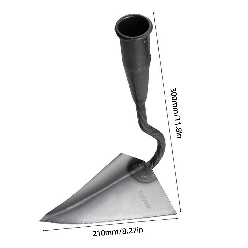 30cm Metal Weed Cleaning Shovel Stainless Steel Cleaning Shovel for Moss Multifunctional Outdoor Garden Shovel Farm Weeding Tool - Ammpoure