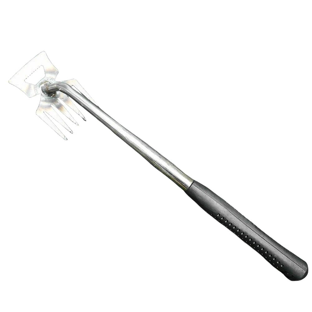 30cm Metal Weed Cleaning Shovel Stainless Steel Cleaning Shovel for Moss Multifunctional Outdoor Garden Shovel Farm Weeding Tool - Ammpoure