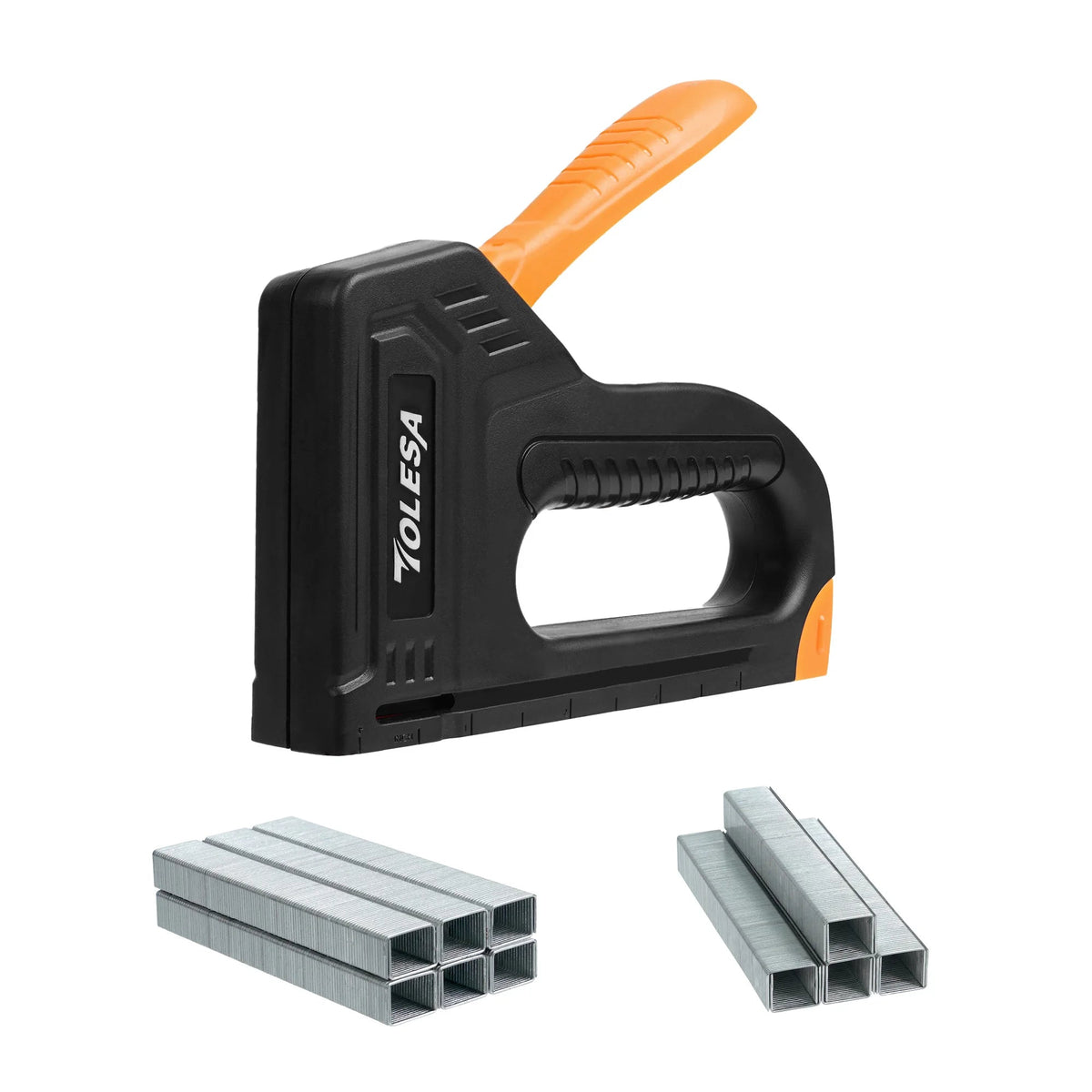 4-in-1 Heavy-Duty Staple Gun Kit USA Manual Upholstery Stapler with 2000 Staples for Wood, Carpentry, Crafts, Wall & DIY Projects - Ammpoure