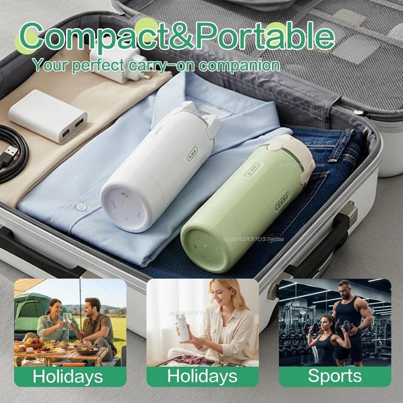 4 in 1 Travel Dispenser Portable USA Travel Bottles Leak Proof Leakproof Travel Container for Perfume Shampoo Conditioner Lotion - Ammpoure