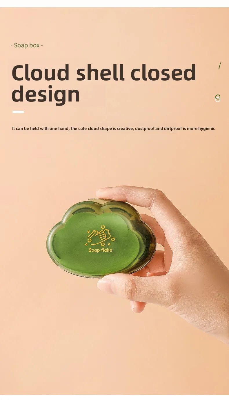 50pce/Box Travel Portable Disposable Soap Tablets Jasmine Scented Soap Flakes Children Student Portable Soap Paper Cleaning Tool - Ammpoure