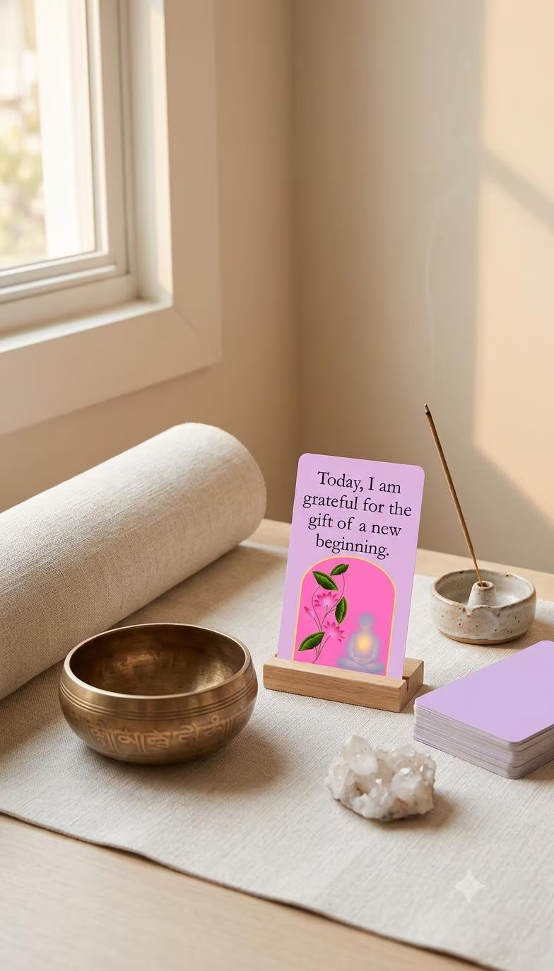 Fresh Horizons Gratitude Cards, Daily Appreciation Quotes, Mindfulness Journal Inserts (PDF)