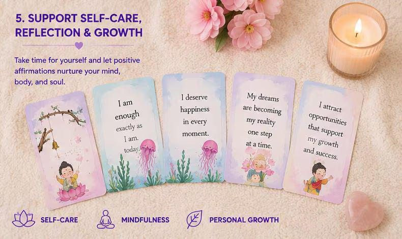 Goal Alignment Cards, Printable Vision Deck, Daily Affirmation Quotes (Digital PDF)