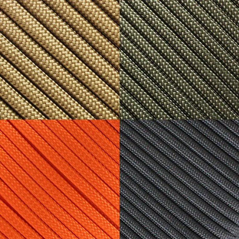 7 Cores 550 Paracord Cord 5 15 30 M Dia.4mm For Outdoor Camping Survival Lanyard Parachute Rope Hiking Tent Accessories - Ammpoure