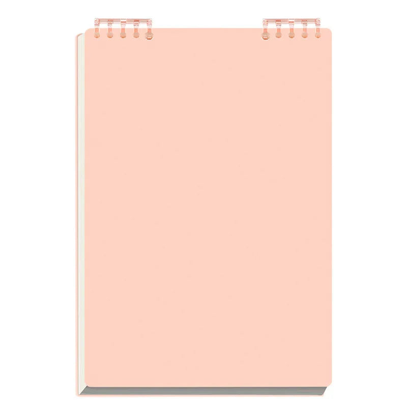 Refillable Spiral USA Notebook - Top-Flip Binding, Detachable Pages, A5 Lined Journal for Students