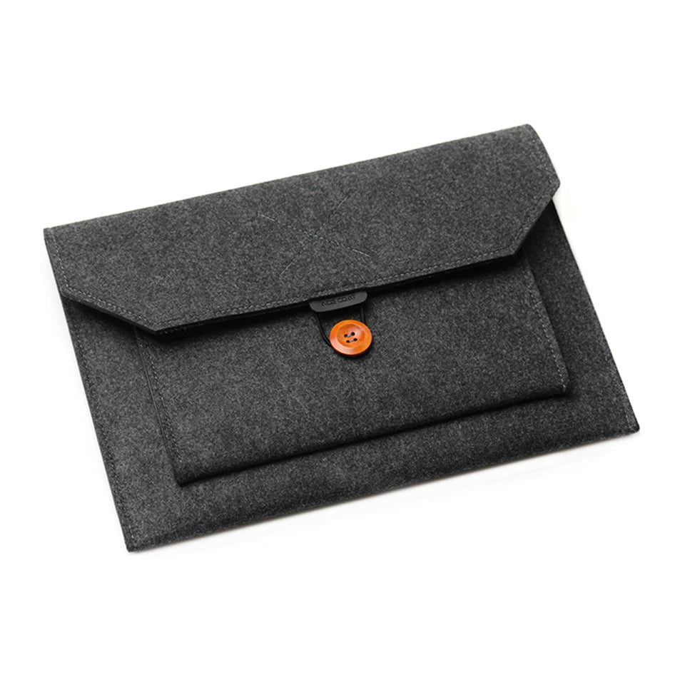 11.6/13/14/15" Laptop Sleeve USA Felt Ultralight Notebook Tablet Case Multi-Pocket Pouch Bag for Apple MacBook & ASUS