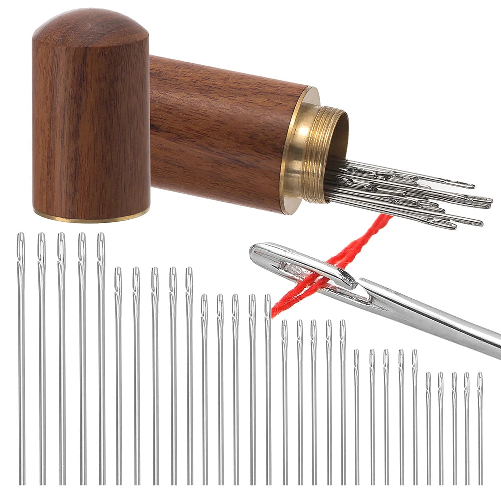 Side Hole Blind Sewing Needles Canada Elderly Self-Threading Needles Household DIY Jewelry Beading Embroidery Mending Sewing Tool