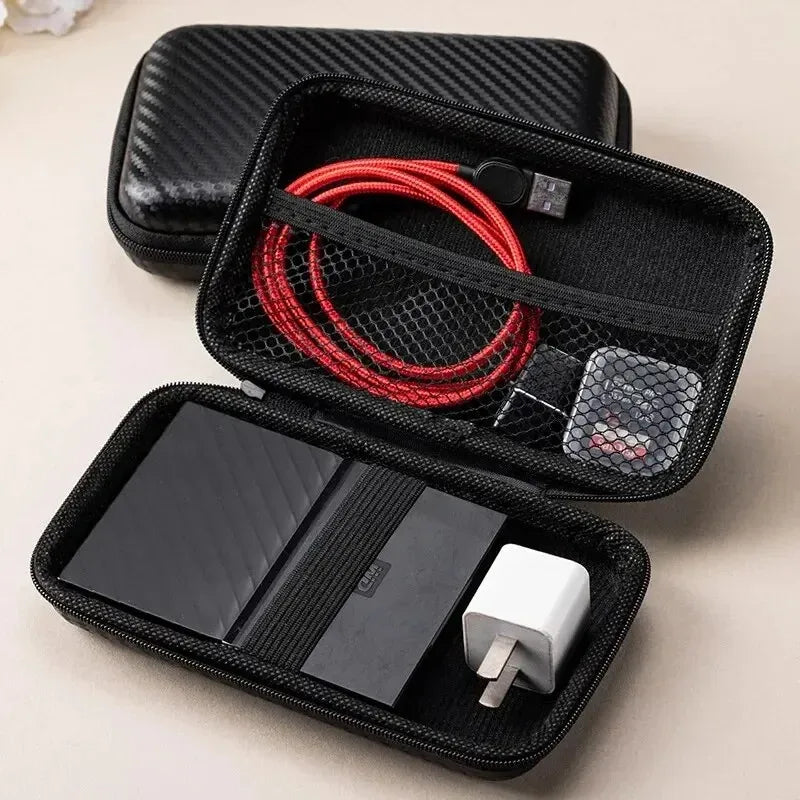 Earphone Data Storage USA Bag Oval Square Rectangle Cable Organizer Bags Mini Zipper Pouch Tech Gadgets Portable Charger U Disk Case