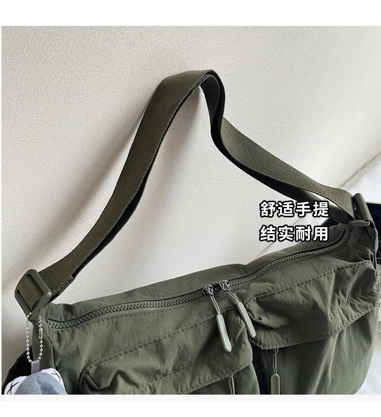 Spring & Summer Canvas Bag USA Women’s Hot-Selling One-Shoulder Crossbody Bag Light Luxury High-End Fashion Handbag
