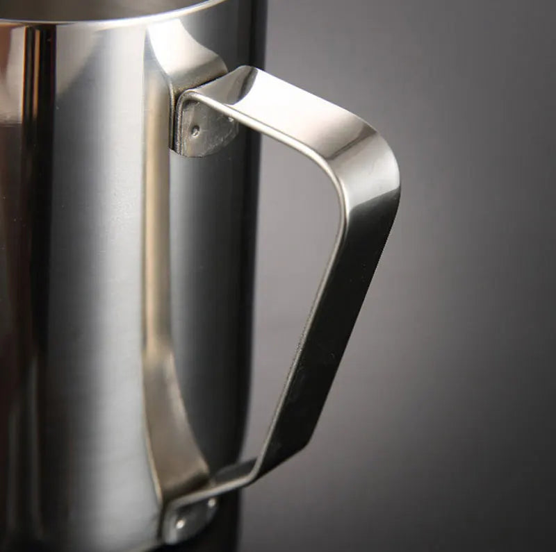 Stainless Steel Milk Frother Jug Canada Coffee Milk Frothing Pitcher Measurement Jug Espresso Barista Tool Coffee Accessories